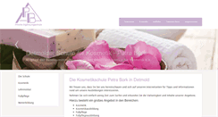 Desktop Screenshot of kosmetikschule-bork.de